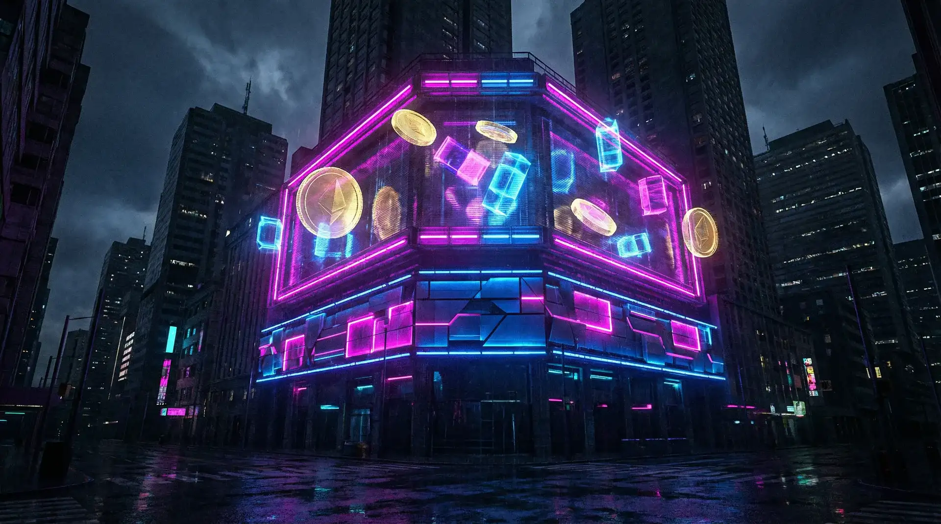 盛世棋牌 蓝图首充狂欢夜广告牌