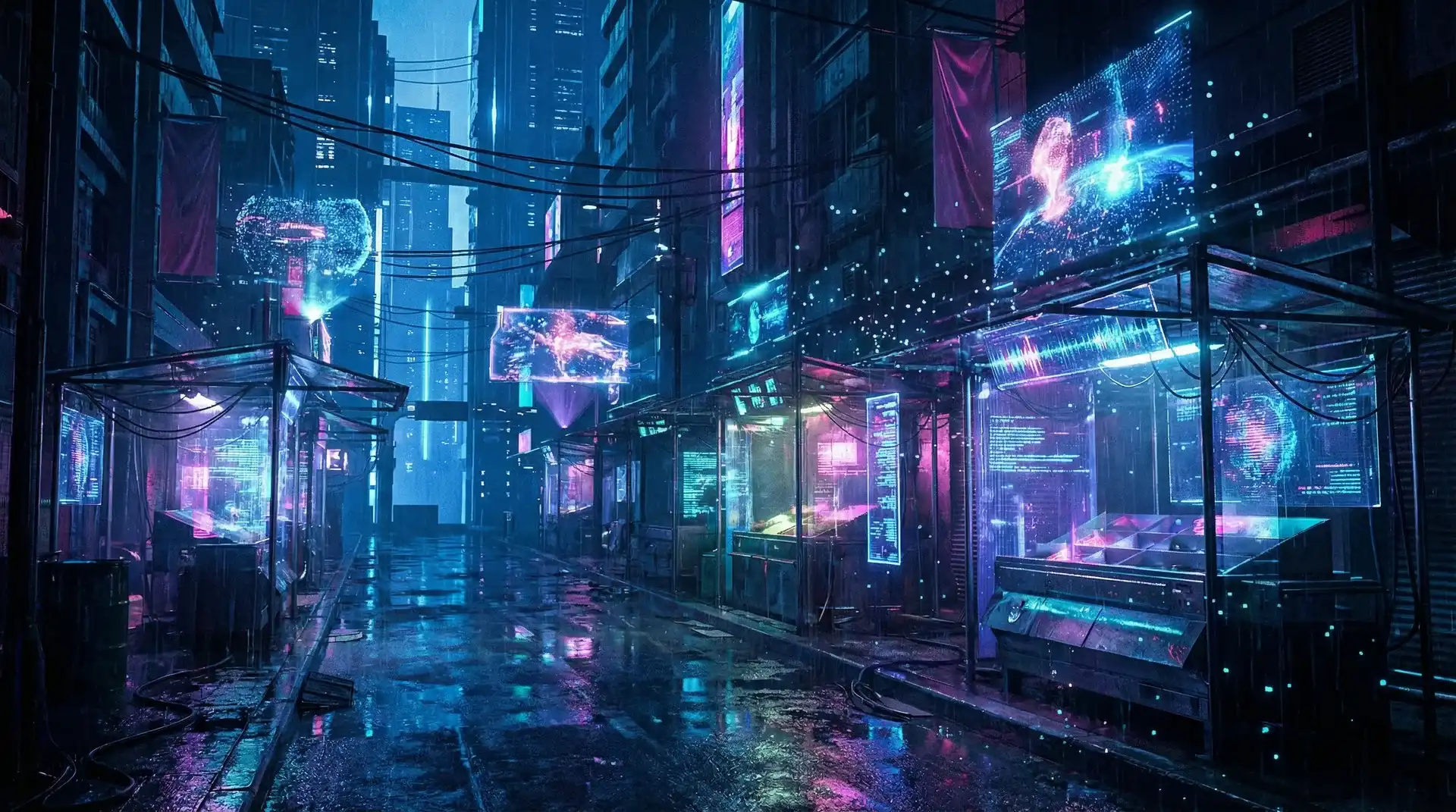 盛世棋牌 蓝图不夜城活动广场赛博集市